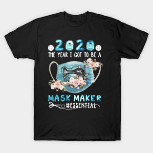 2020 The year I Got To Be A Mask Maker Quilt Essential T-Shirt